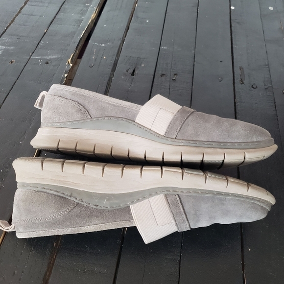 Vionic Women's 8 Kristi Grey Suede Slip On Shoes Comfort Loafers Orthopedic - Picture 9 of 9